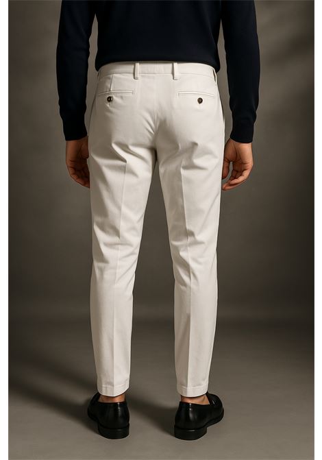White Cotton Trousers  PT Torino PT TORINO |  | COKTZEZ00CL1Y010